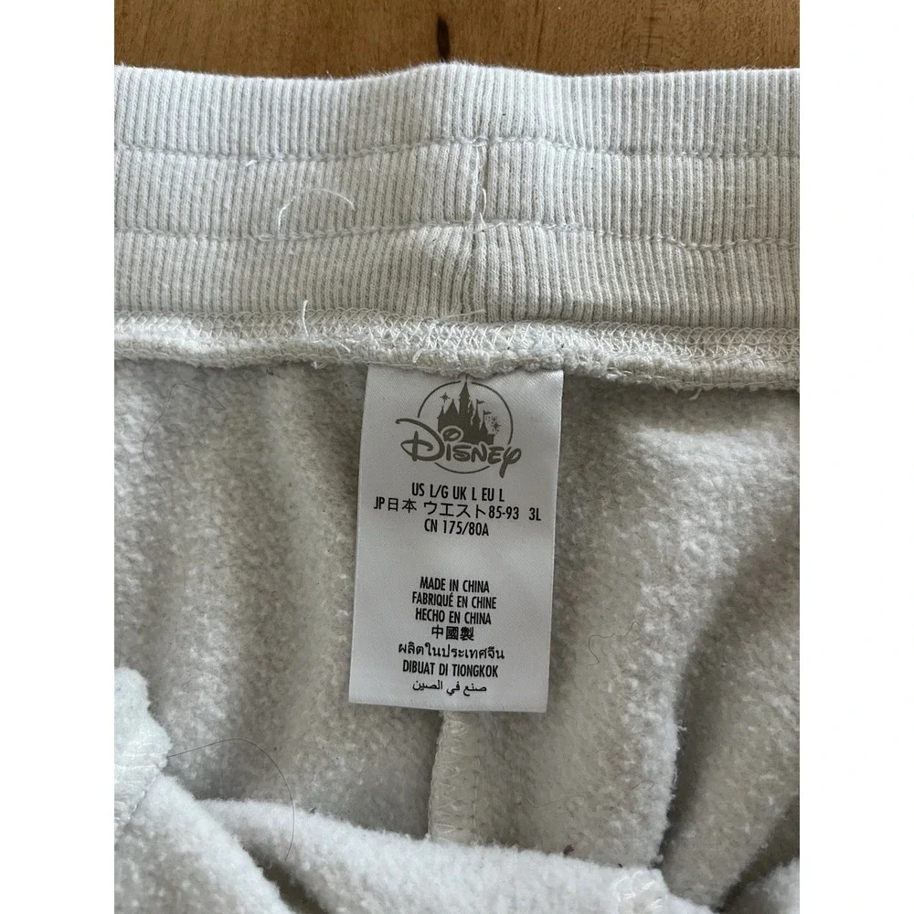 Disney World 2021 Christmas Joy Snowflake Sweatpants Sz L Large Mickey Mouse